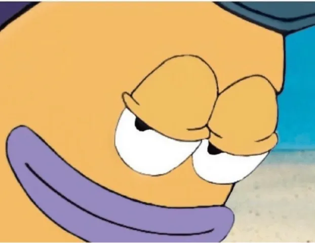 Spongebob smiling mailman 