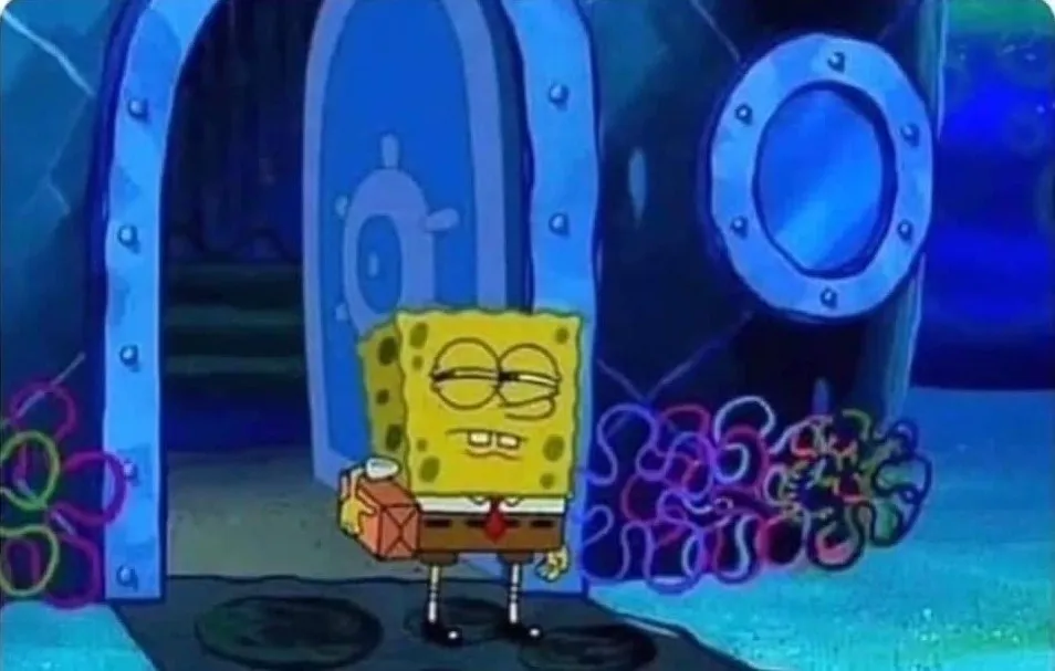 Spongebob suspicious 