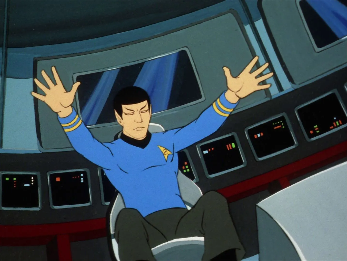 Star Trek The Animated Series Spock Jazz Hands 