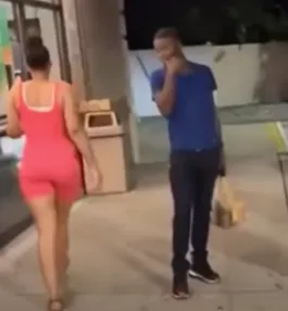 Staring at girl 