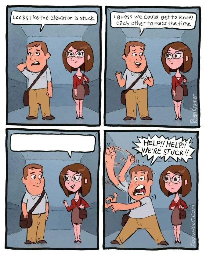 Stuck In The Elevator 