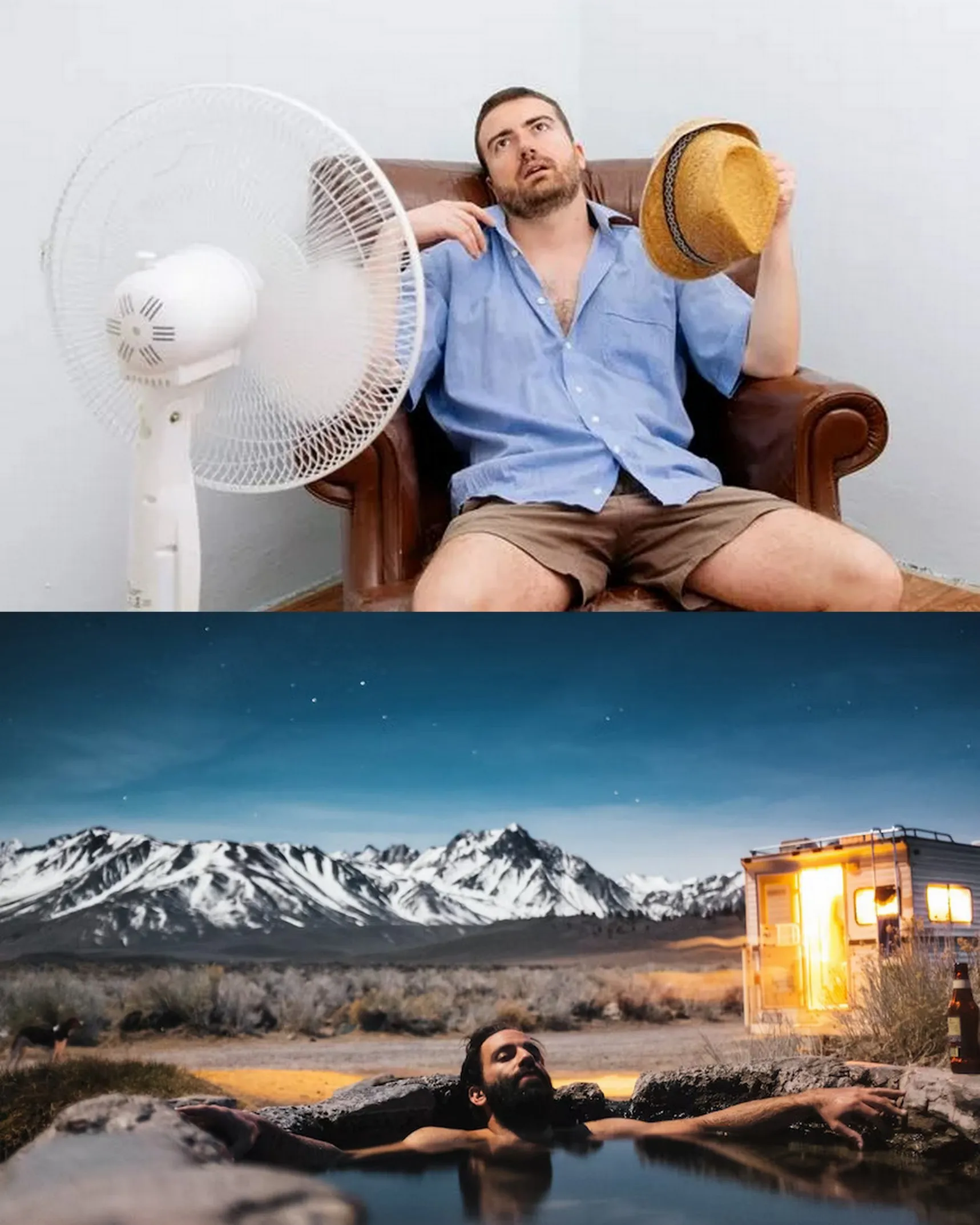 Summer Heat Wave Before/After