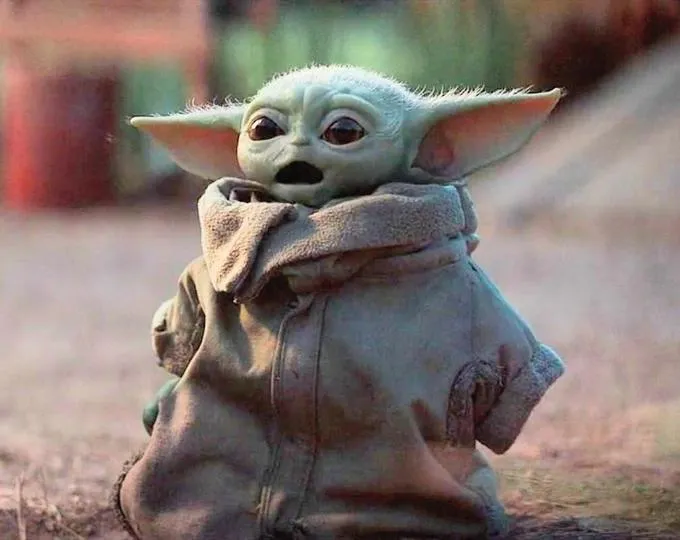 Surprised Baby Yoda 