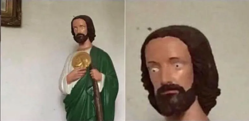 Surprised Jesus 