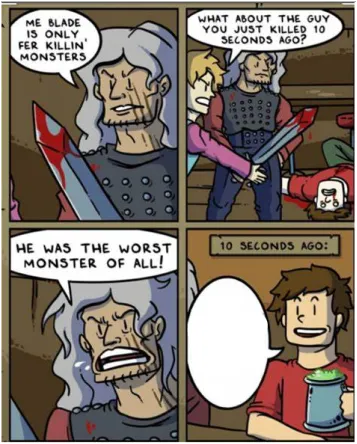 Swords only kill monsters 