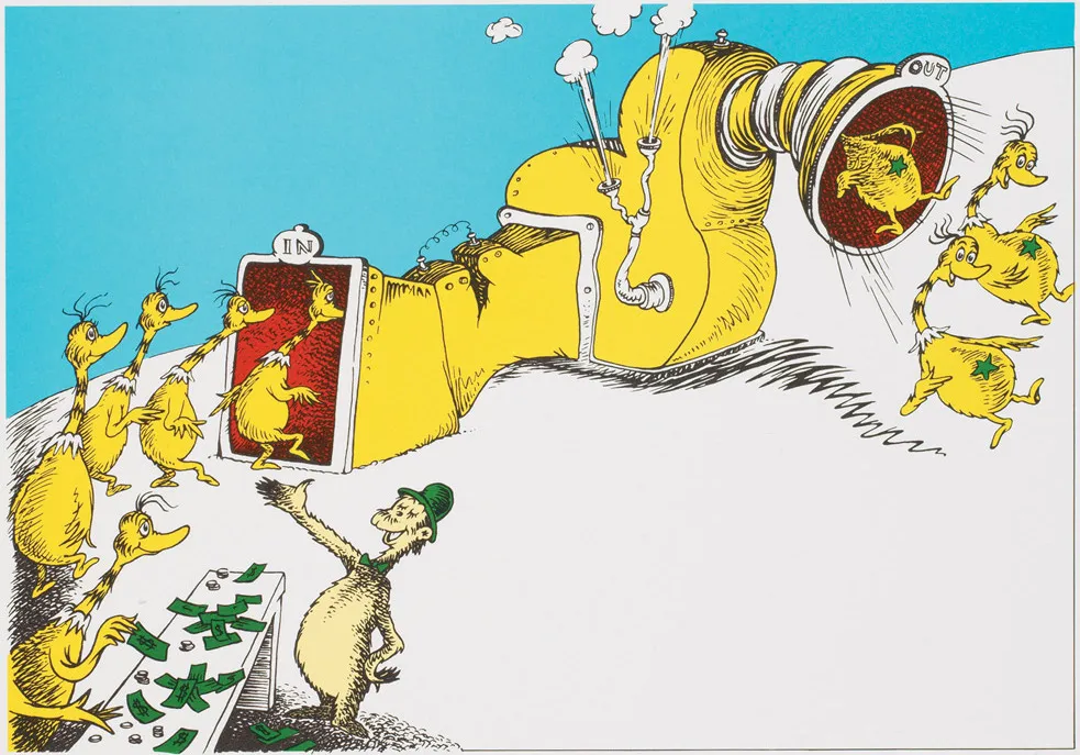 Sylvester McMonkey McBean's fabulous Sneech Machine 