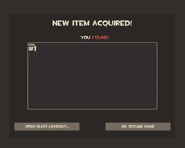 TF2 New Item Acquired! 
