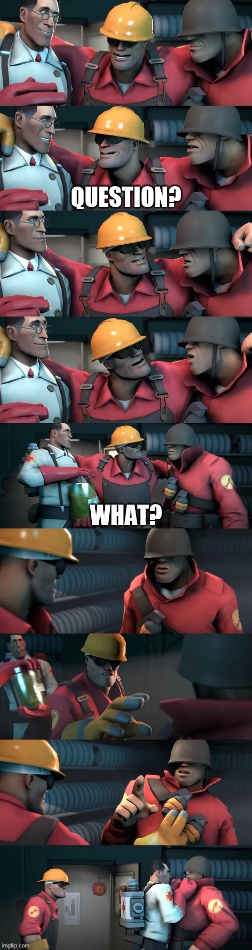 TF2 teleport bread meme English 