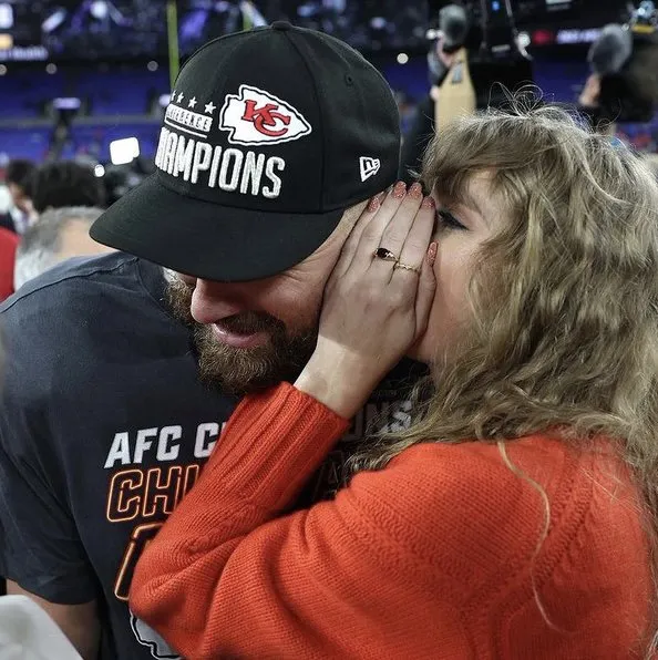 Taylor Swift Travis Kelce NFL Football Whisper