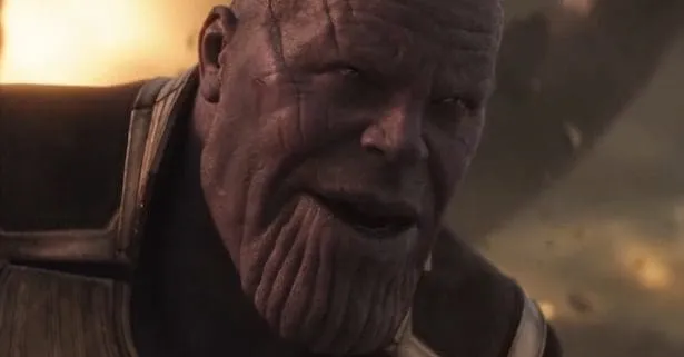 Thanos "All that for a drop of blood" 