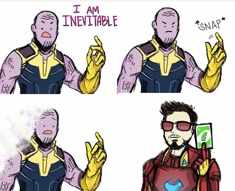 Thanos Uno Reverse Card 