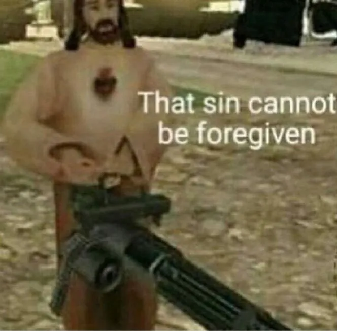 That sin cannot be forgiven 