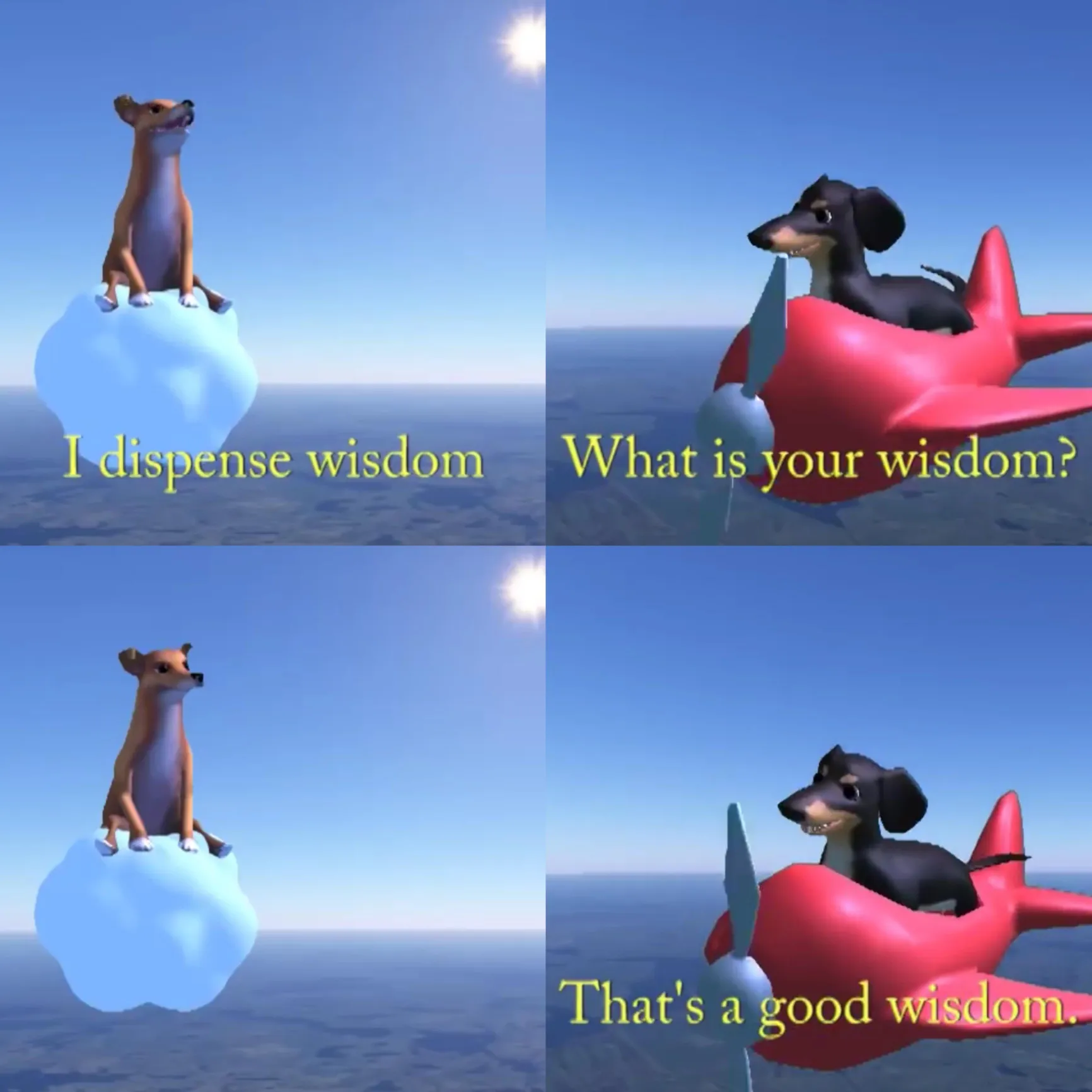 That's a good wisdom 