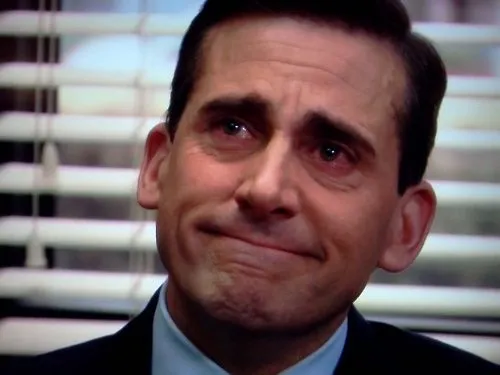 The office crying 