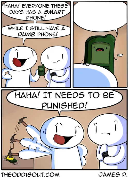 TheOdd1sOut dumb phone 
