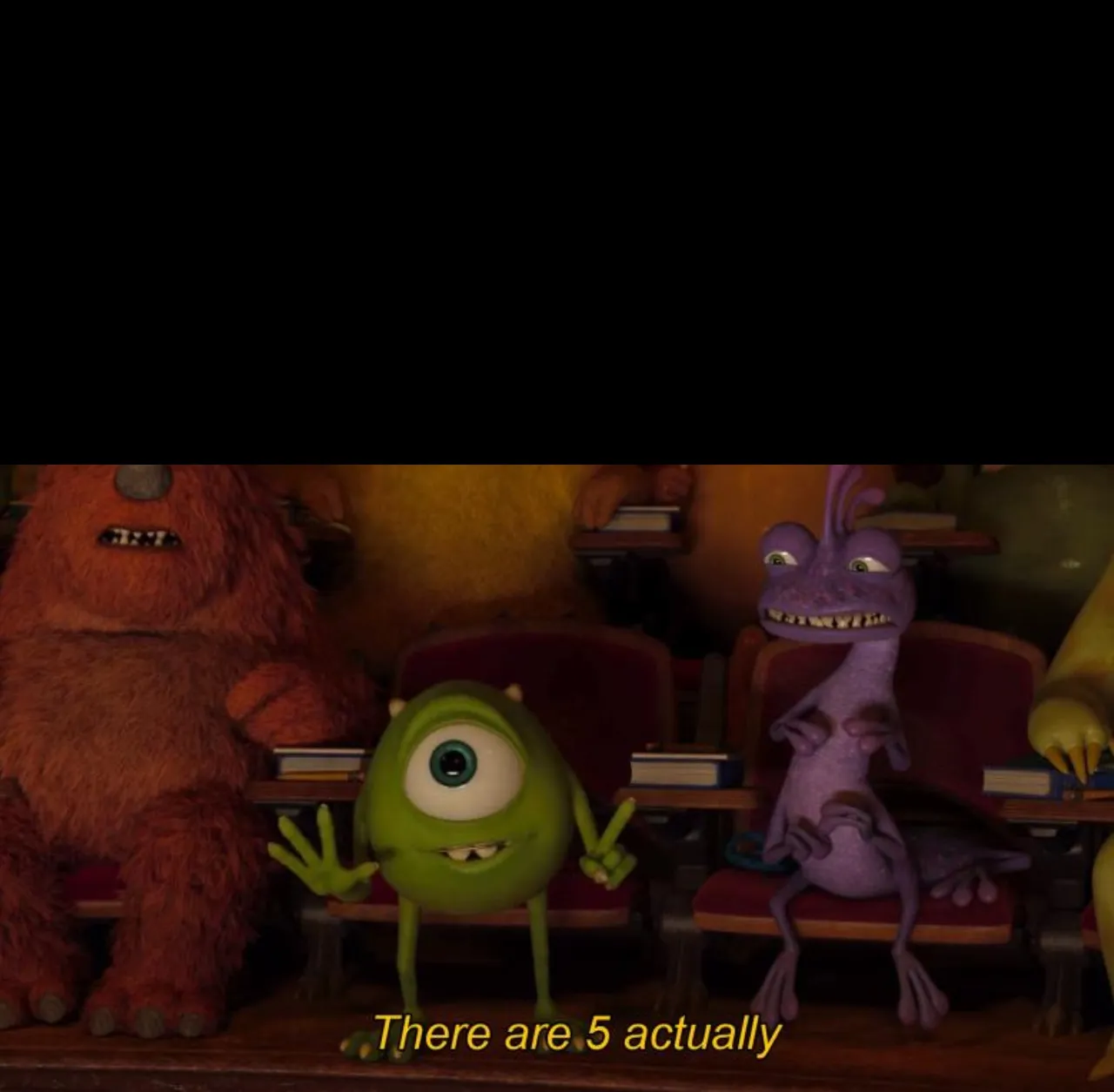 There are 5 actually 