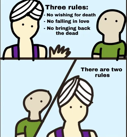 There are two rules 