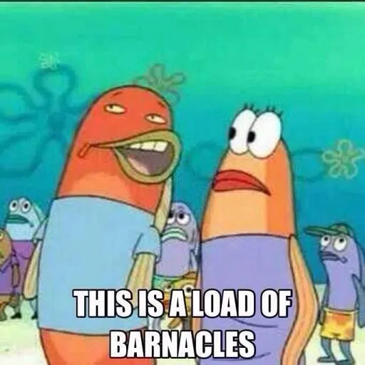 This is a load of Barnacles 