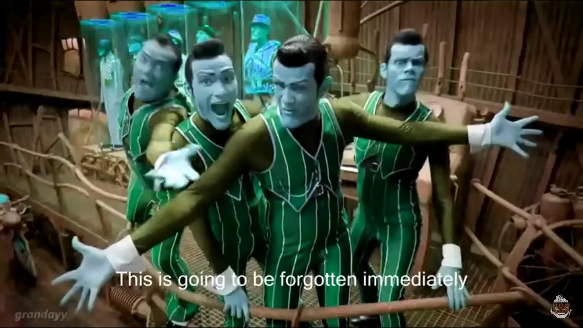 This is going to be forgotten immediately 