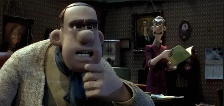 Those chickens are up to something 