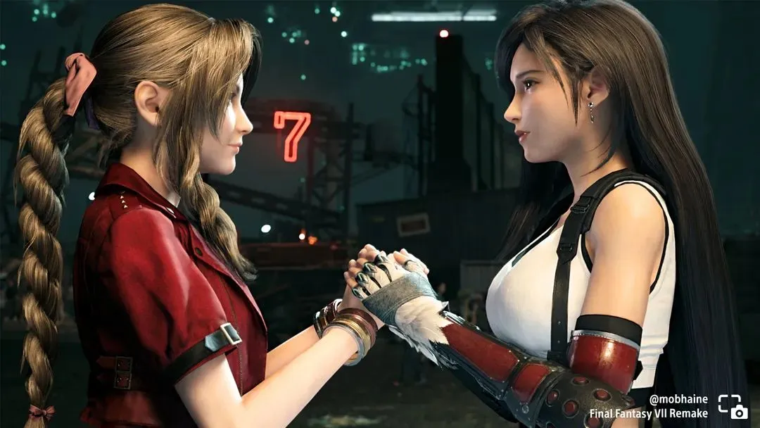 Tifa and Aerith 