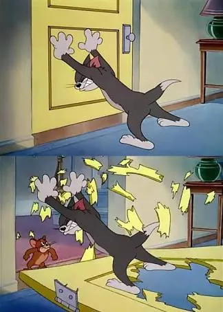 Tom and jerry Door 