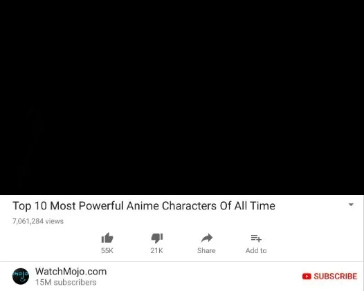 Top 10 Most Powerful Anime Characters Of All Time 