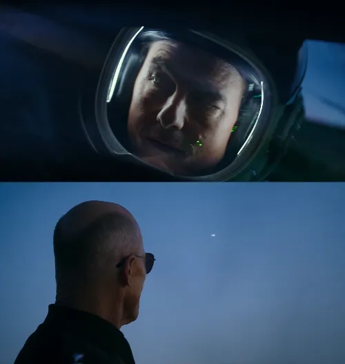 Top Gun Maverick Tom Cruise Ed Harris