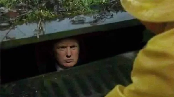 Trump Pennywise 