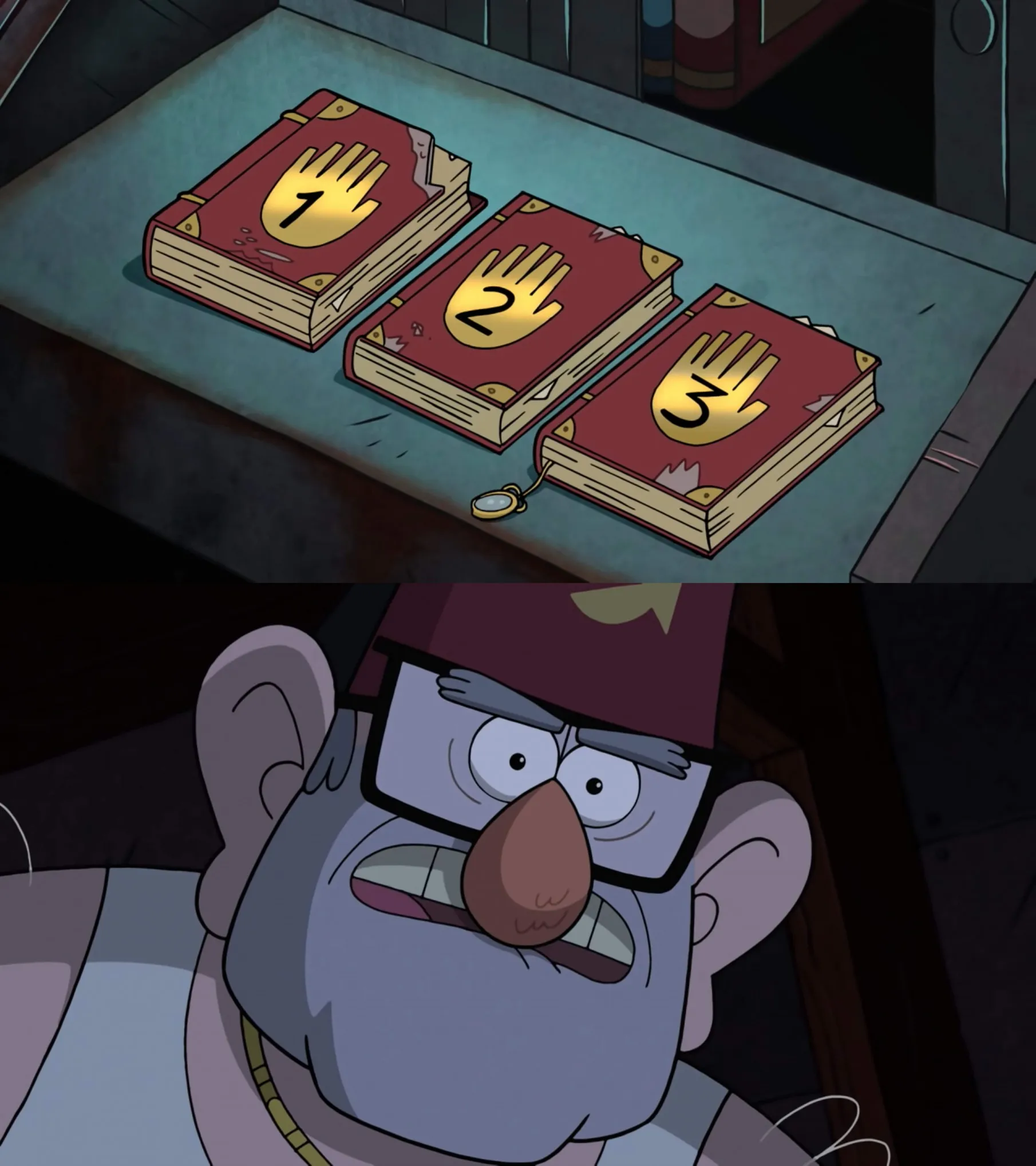 Uncle Stan & 3 Books Gravity Falls HD 