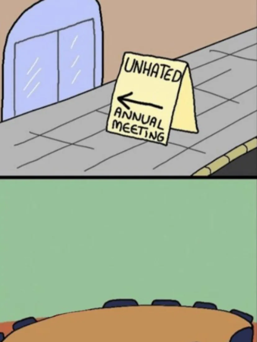 Unhated Blank Annual Meeting 