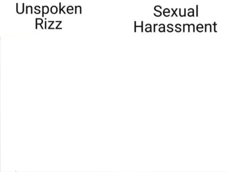Unspoken Rizz vs sexual harassment 