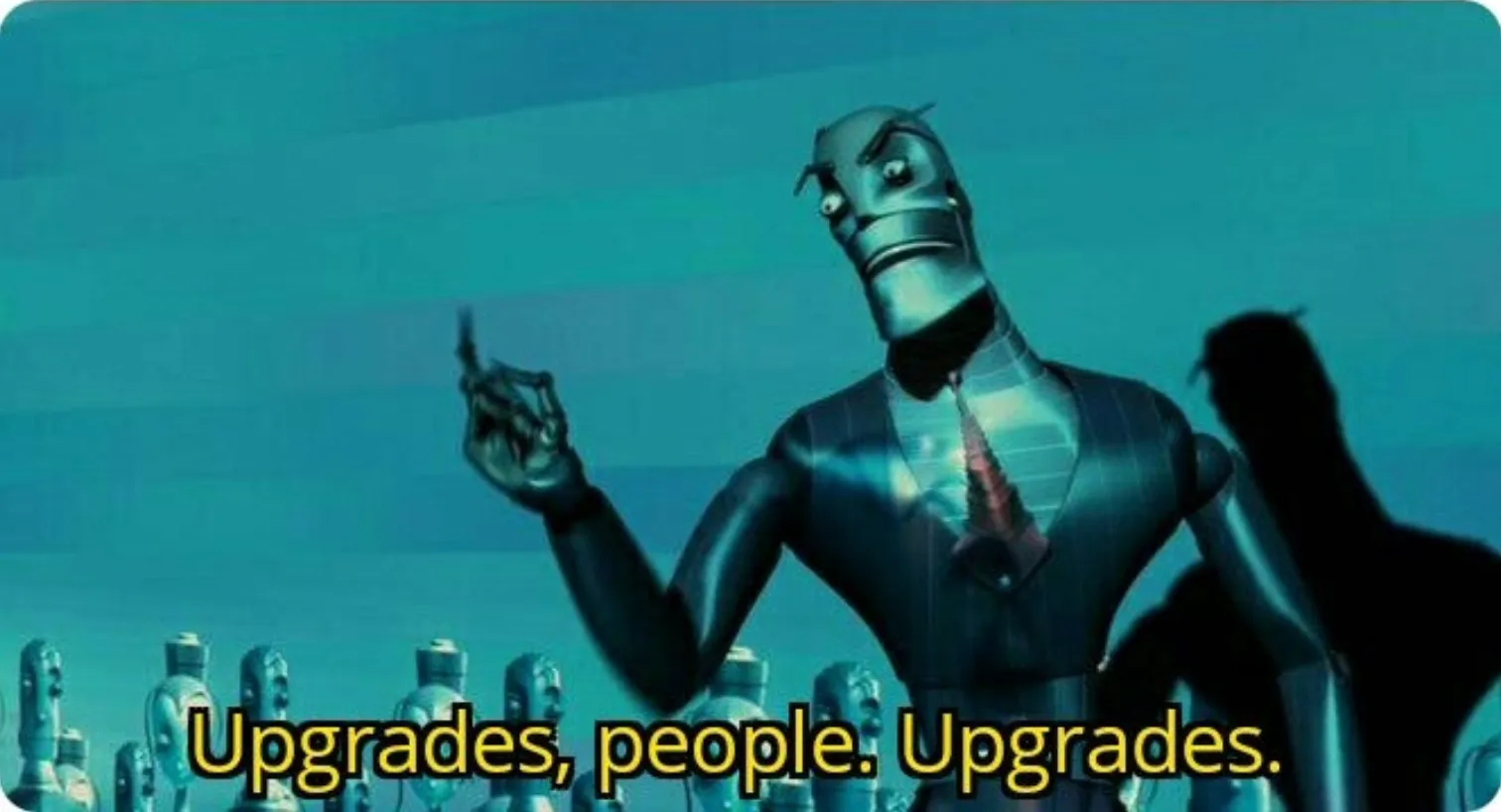 Upgrades people, upgrades 
