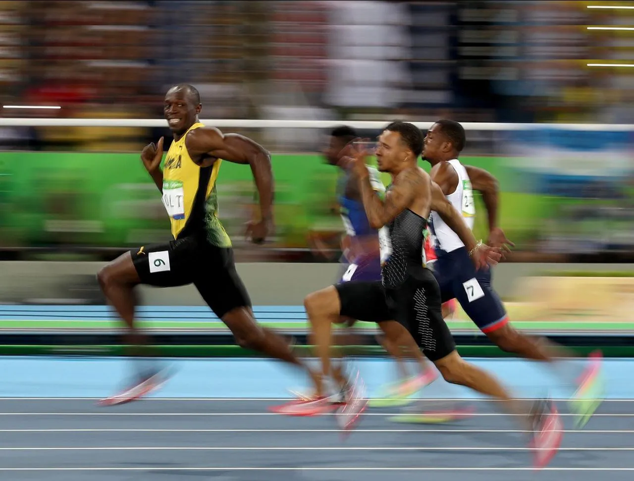 Usain Bolt running 