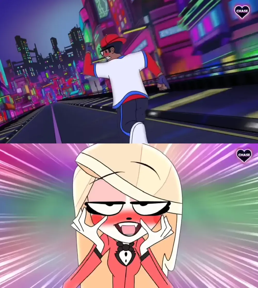 VerbalAse running away from Charlie