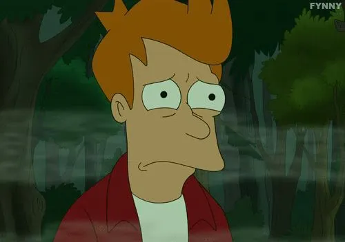Very Sad Fry from Futurama 