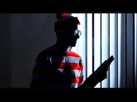 Waldo with gun 