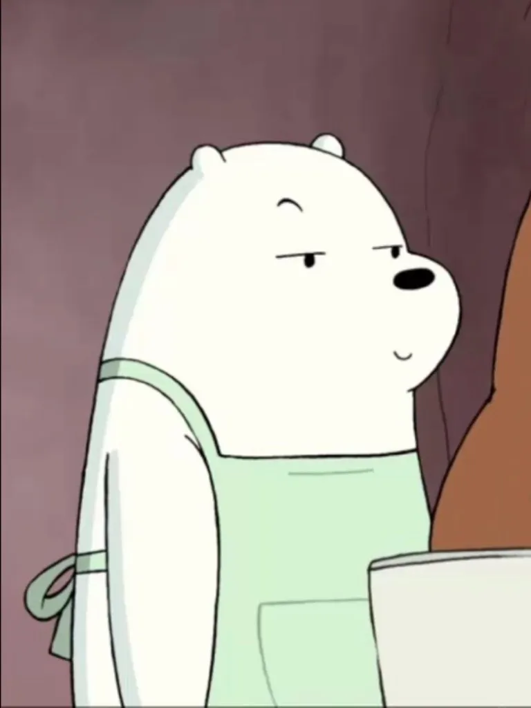 We Bare Bears Ice Bear Smug 