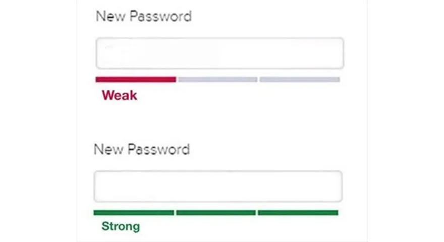 Weak strong password 