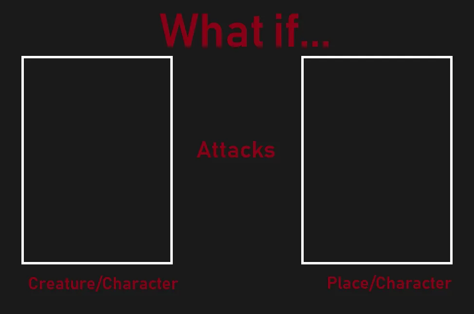 What if character attacks character/place 