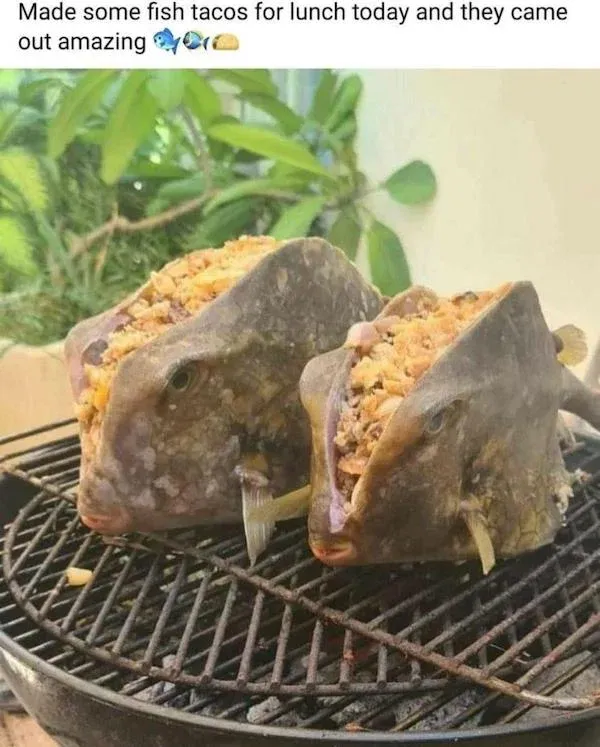 When you up your game for fish tacos 
