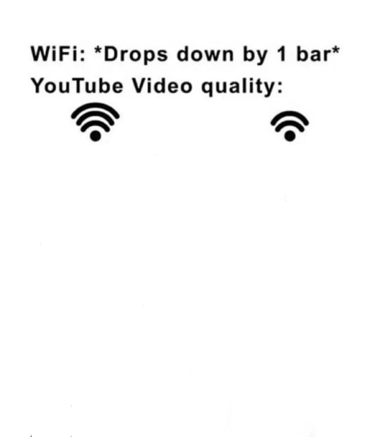 Wifi drops by 1 bar 