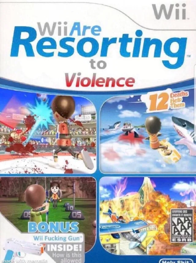 Wii are resorting to violence (better quality) 