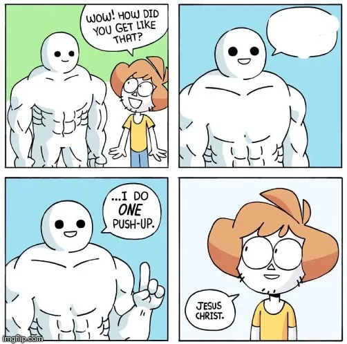Wow! How'd you get like that? Blank 