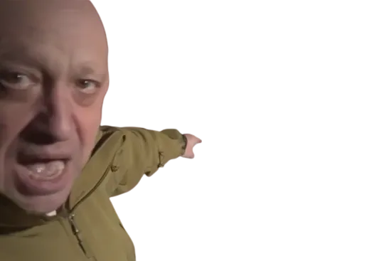 Yevgeny Prigozhin Pointing