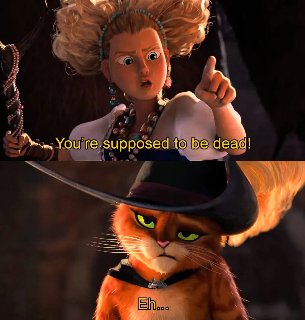 You're supposed to be dead 