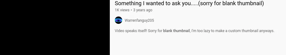Youtube Blank Title 
