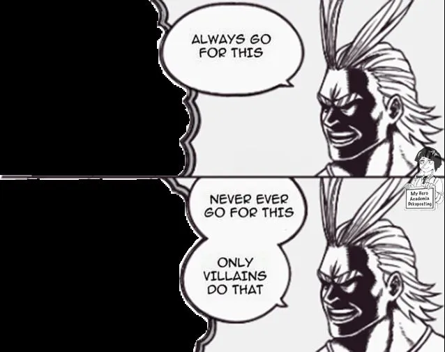 all might only villains 