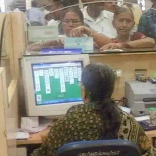busy employee 
