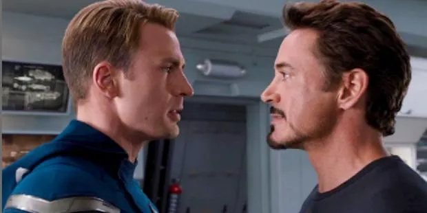 captain america and ironman 